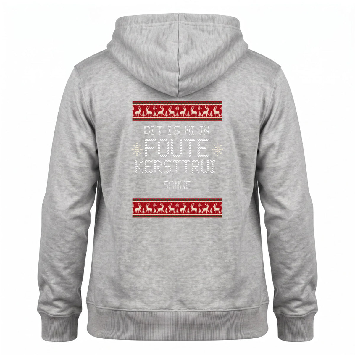 Foute Kersttrui Hoodie - Dit Is Mijn Foute Kersttrui met Eigen Naam