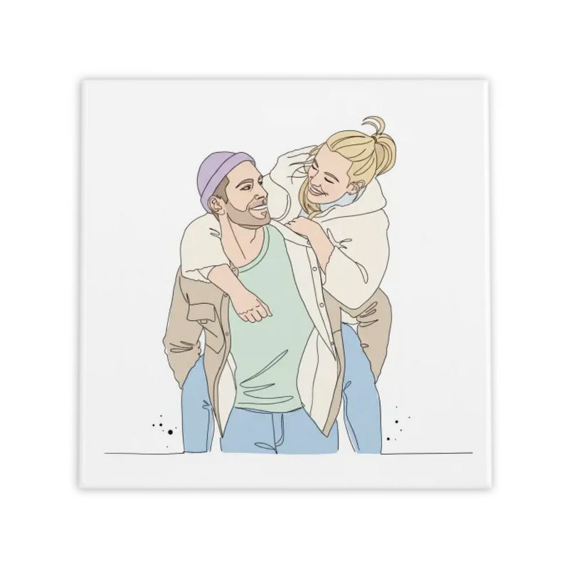 Minimalist Pastel Tegel