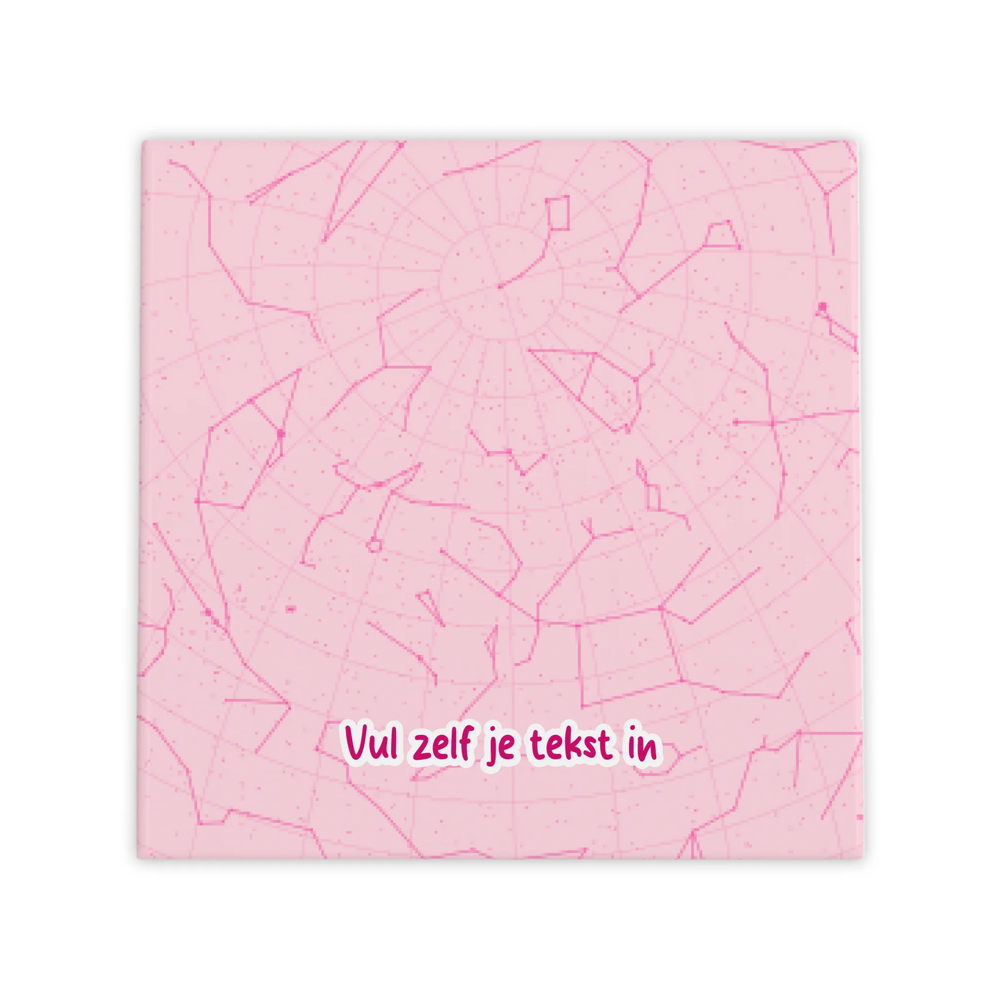 Personaliseerbare Sterrenhemel Tegel (Roze/Blauw/Groen/Geel) - Jouw Bijzondere Moment in de Sterren