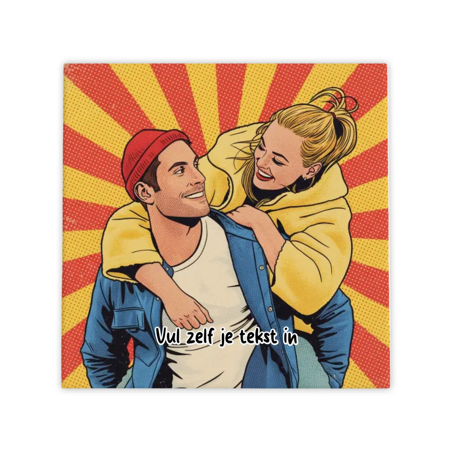 Pop Art Tegel – Jouw Foto als Vintage Comic Book Illustratie