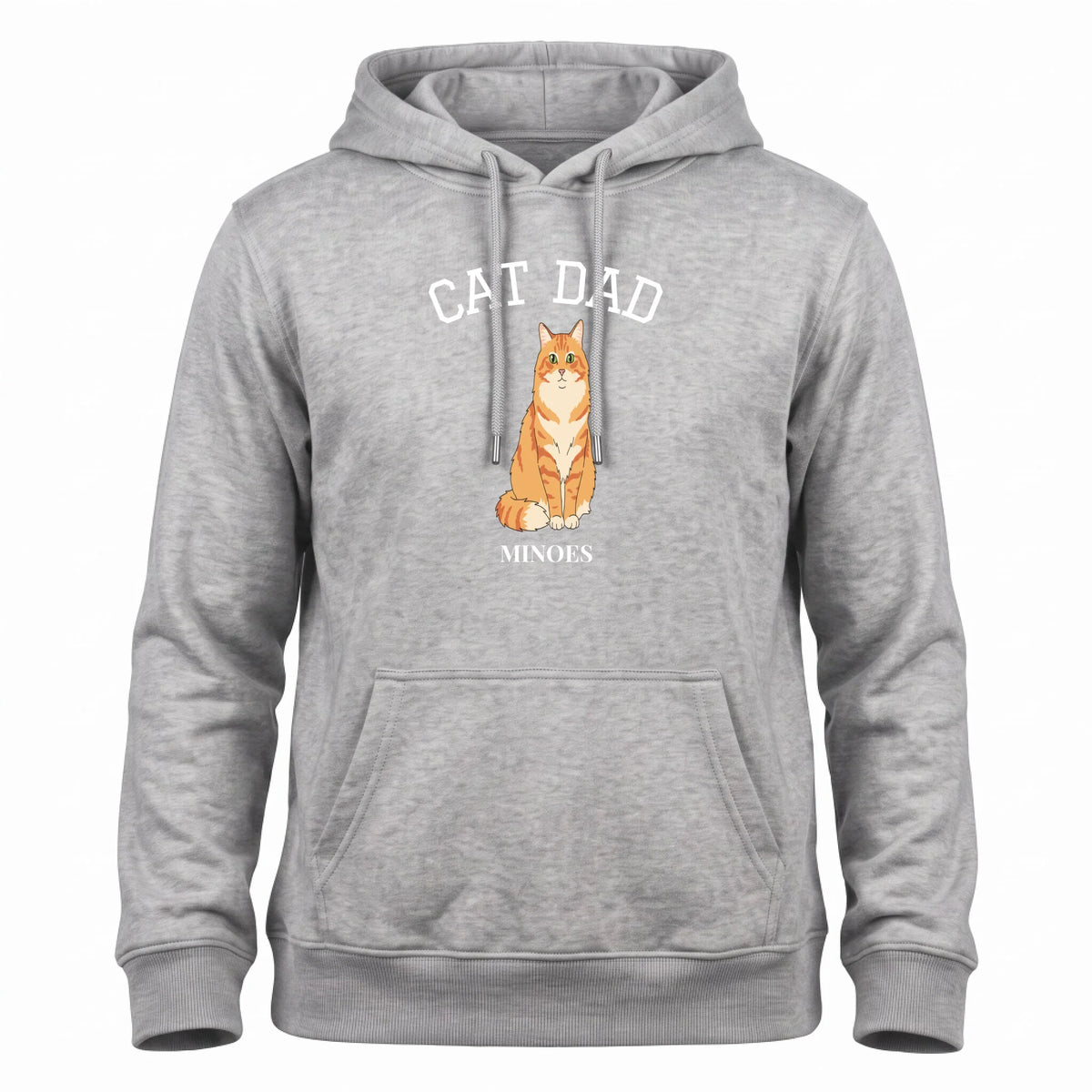 Cat Dad Hoodie - Jouw Kat als Illustratie met Naam