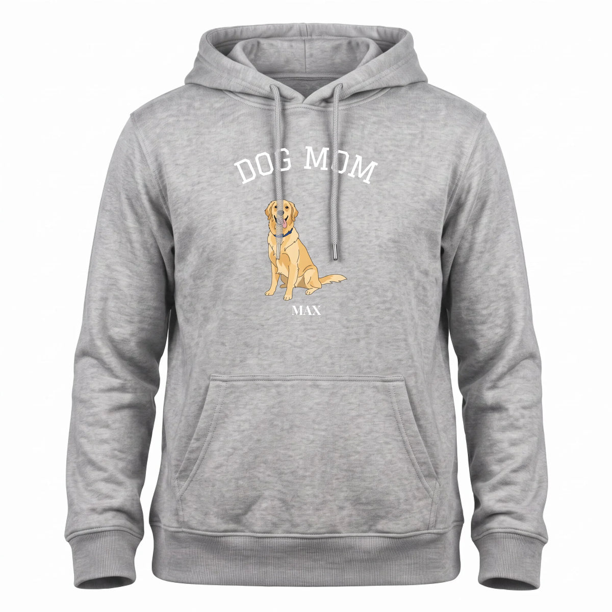 Dog Mom Hoodie - Jouw Hond of Kat als Illustratie met Naam en Jaartal