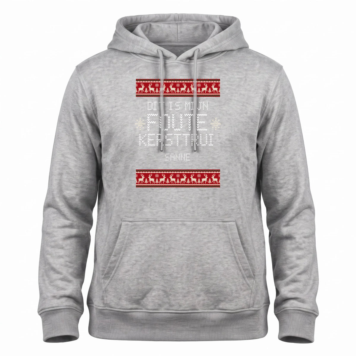 Foute Kersttrui Hoodie - Dit Is Mijn Foute Kersttrui met Eigen Naam