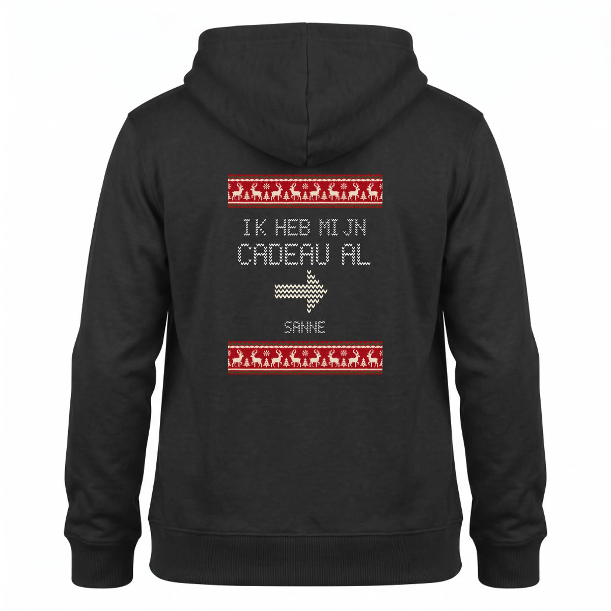 Foute Kersttrui Hoodie voor Stellen - Ik Heb Mijn Cadeau Al / Ik Ben Het Cadeau