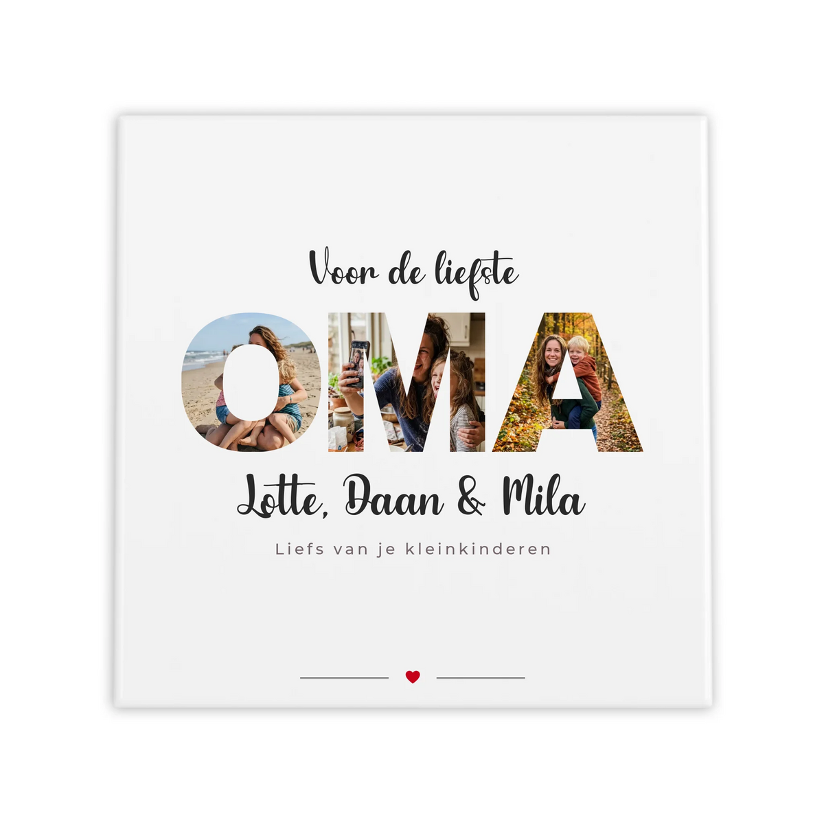 OMA Tegel - Foto's in de Letters