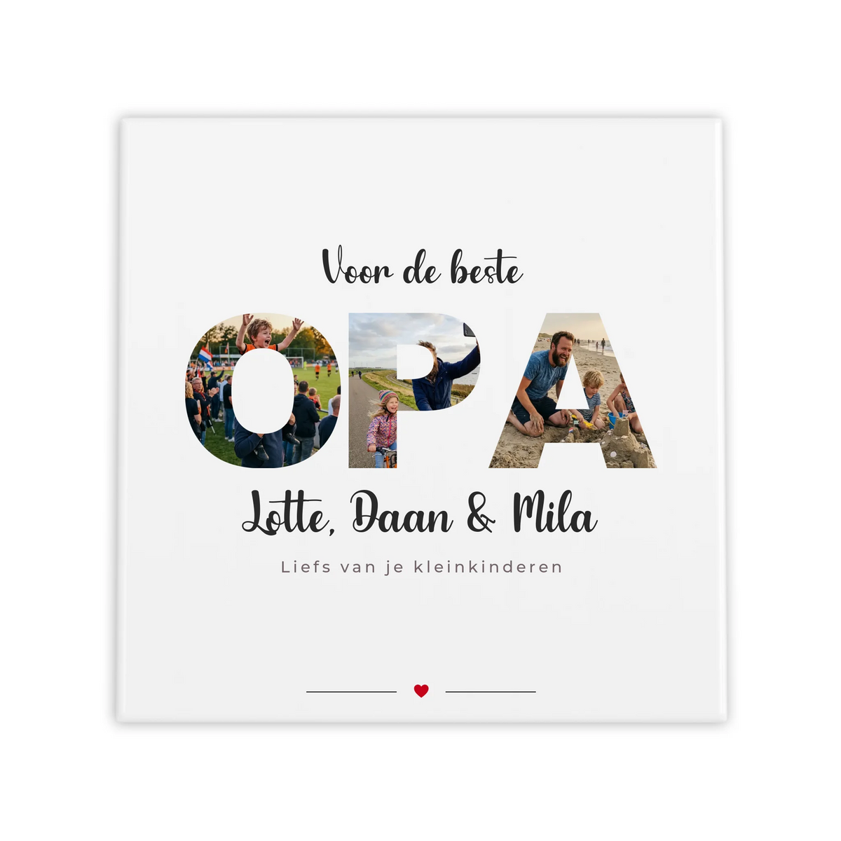 OPA Tegel - Foto's in de Letters