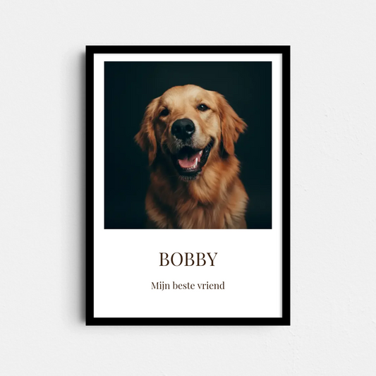 Dramatisch Studio Portret Poster – Jouw Huisdier als Fotokunst (A4/A3)
