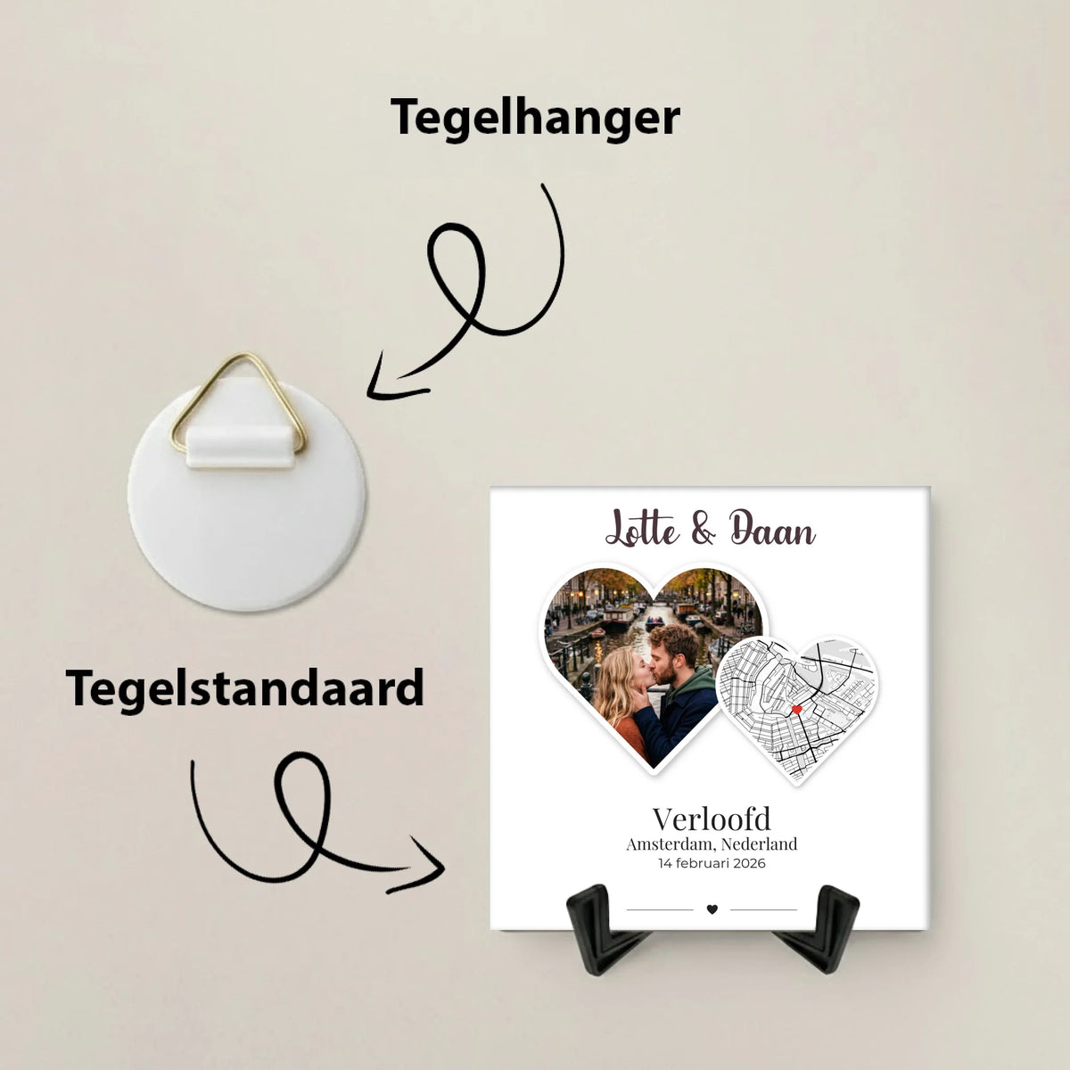 Liefdesplek Tegel - Jullie Foto en Plattegrond in Twee Harten